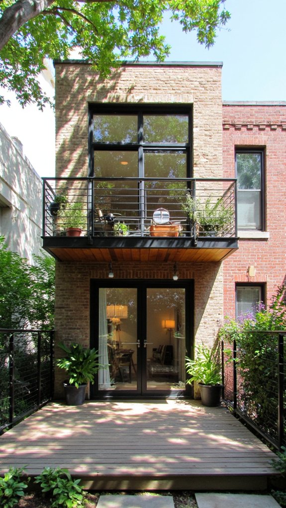 contemporary balcony outdoor retreats