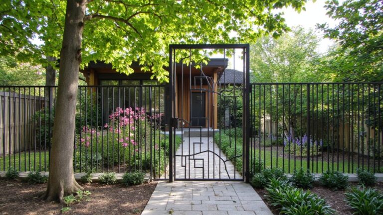19 Modern House Exterior Gate Designs That Elevate Entryways contemporary gate design ideas
