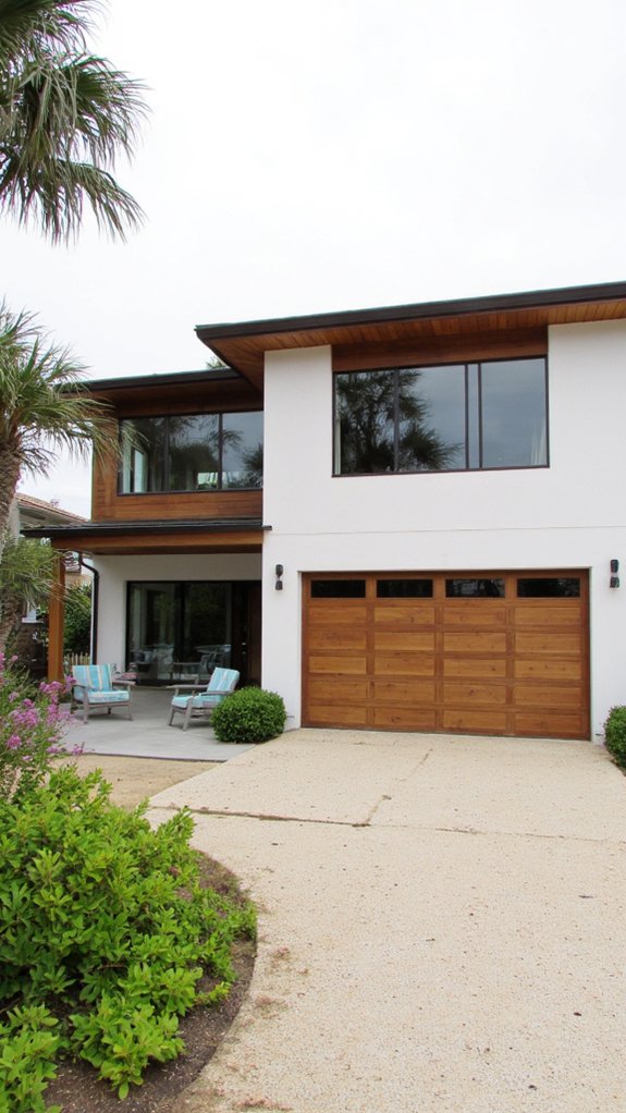 convenient coastal garage access