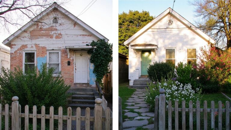 24 Cottage Exterior Transformations That Show Before and After Magic cottage exterior makeover transformations