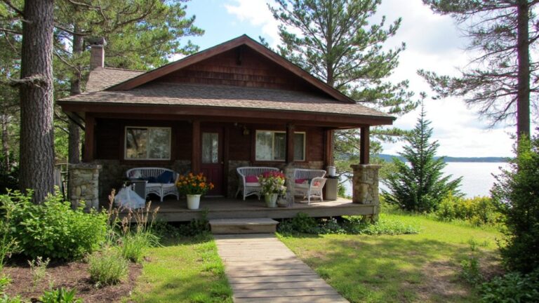 cottage exteriors embody natural charm