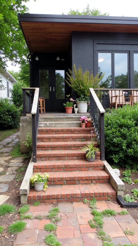 cozy and inviting porch