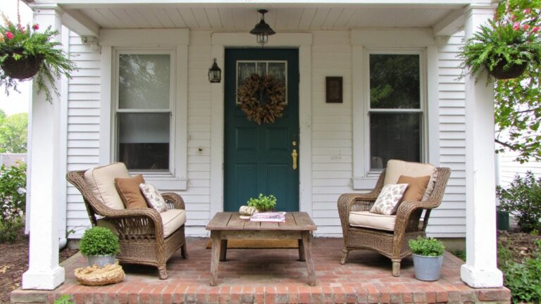 23 Colonial House Exterior Front Porch Ideas For Cozy Outdoor Living cozy colonial porch designs