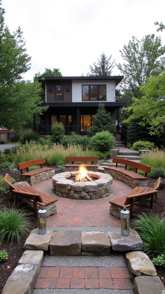 cozy fire pit gatherings