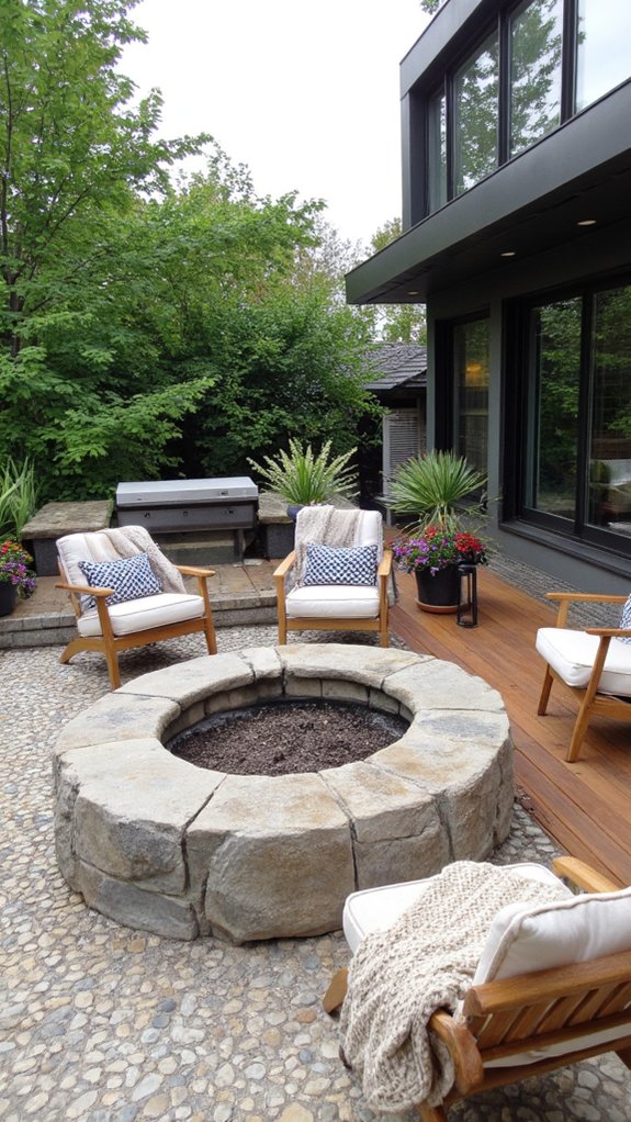 cozy fire pit gatherings