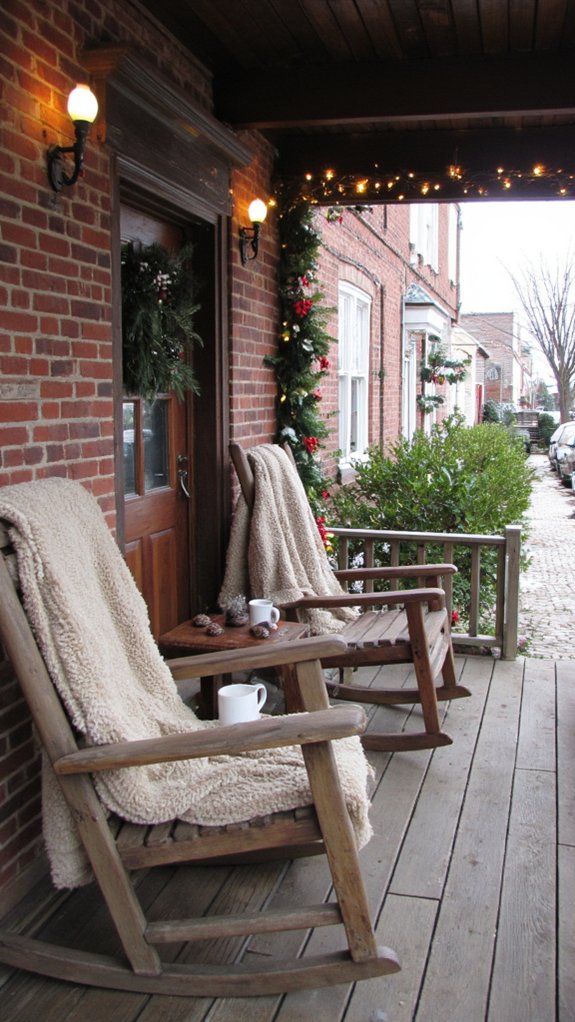 cozy holiday seating areas