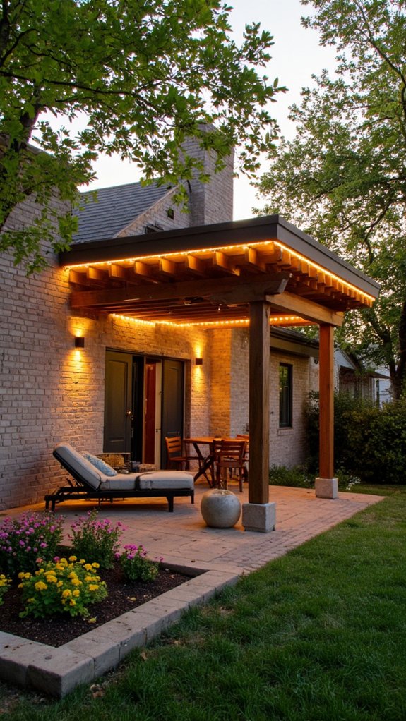 cozy illuminated outdoor gatherings