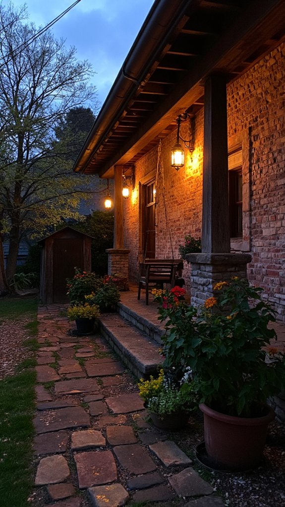 cozy outdoor gathering ambiance