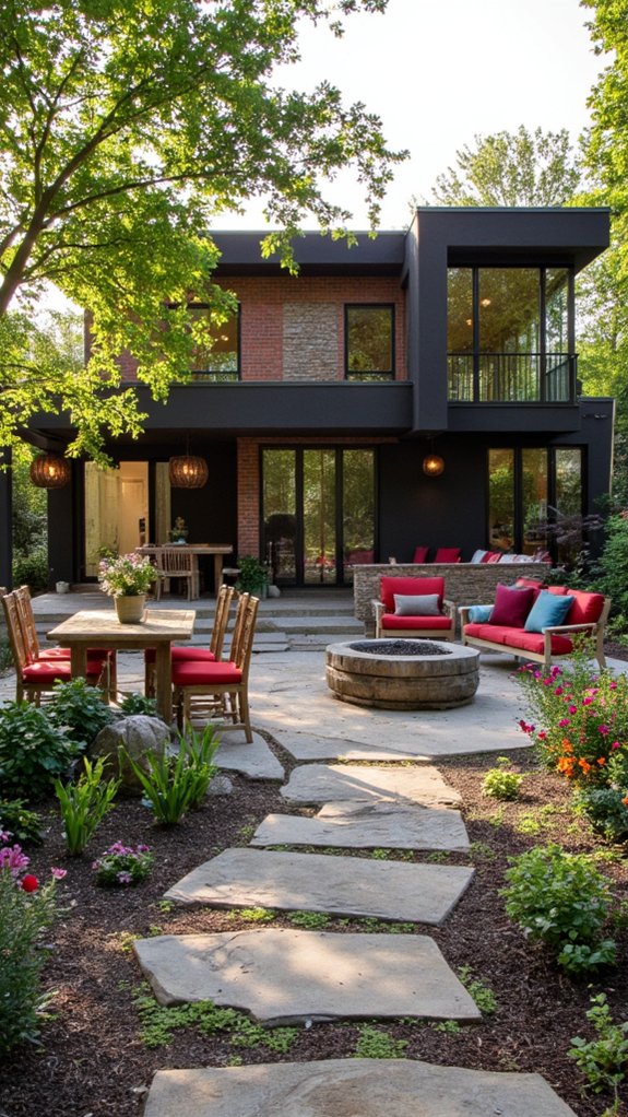 cozy outdoor living oasis