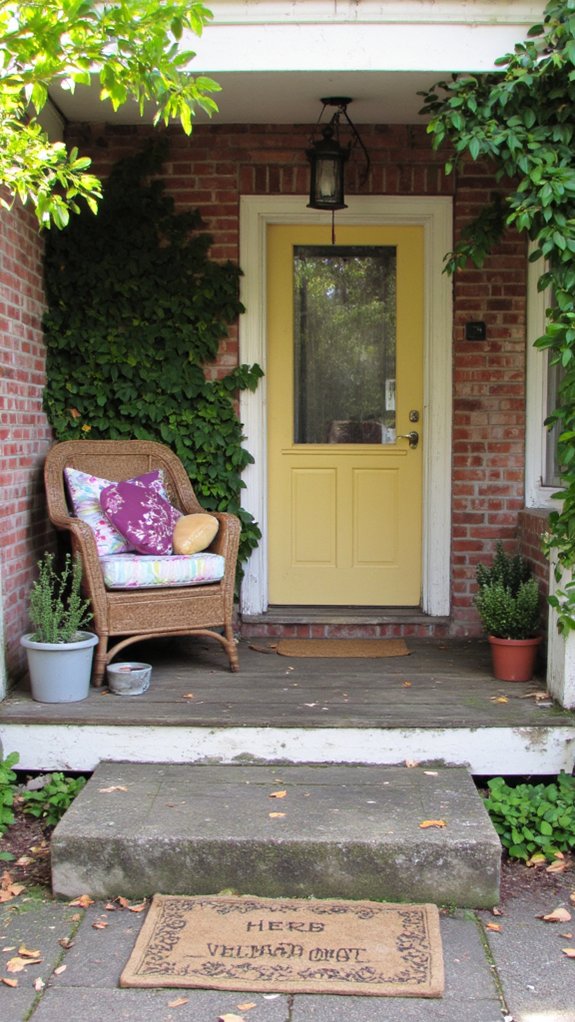 cozy outdoor living space