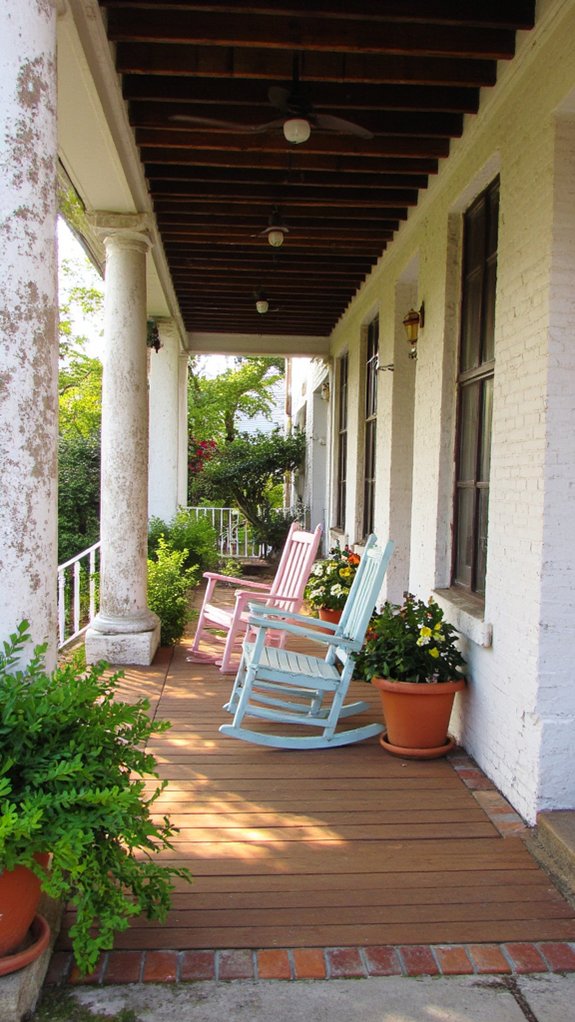 cozy outdoor rocking chairs