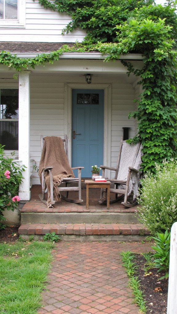 cozy outdoor seating area