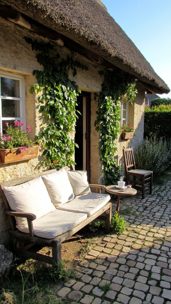 cozy outdoor seating areas