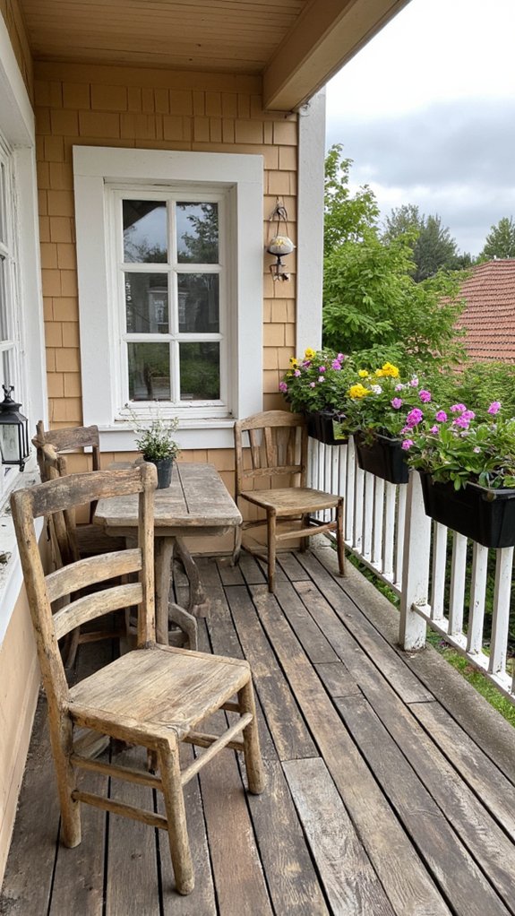 cozy retreat on balconies