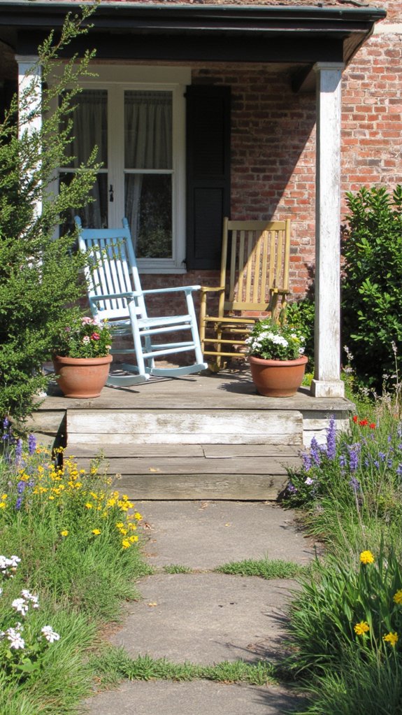 cozy rocking chair relaxation