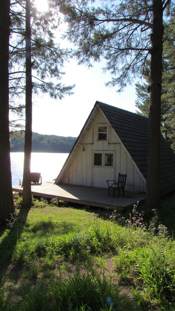 cozy rustic lake retreat