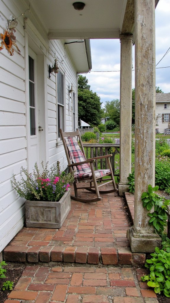 cozy rustic porch decor