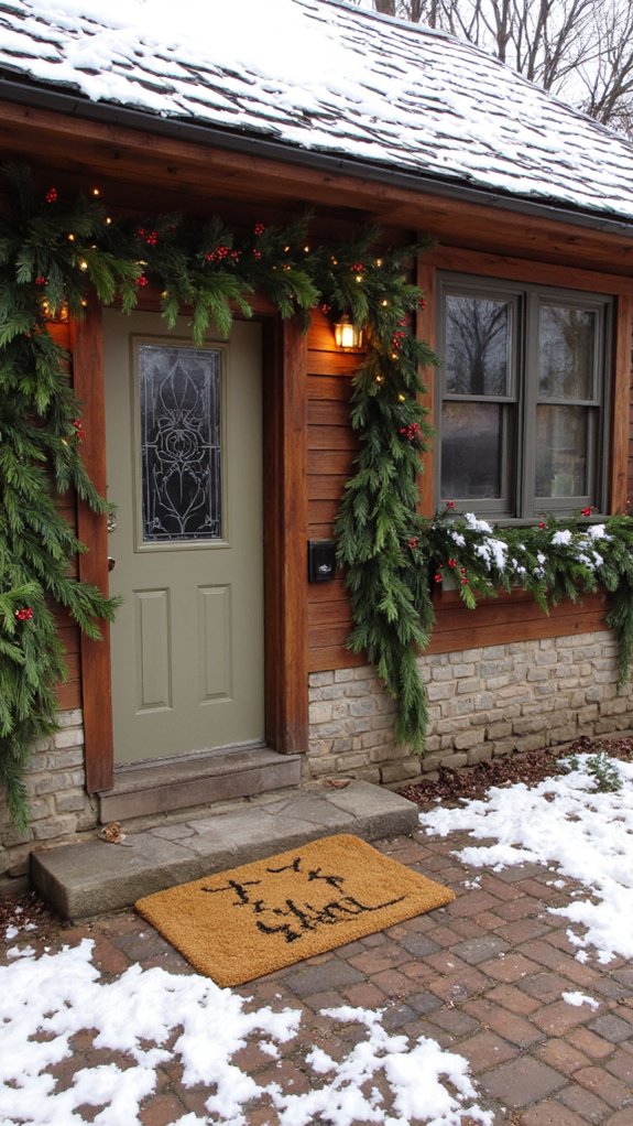 cozy seasonal door mats