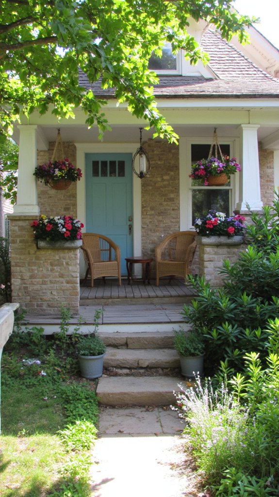 cozy seating and lighting
