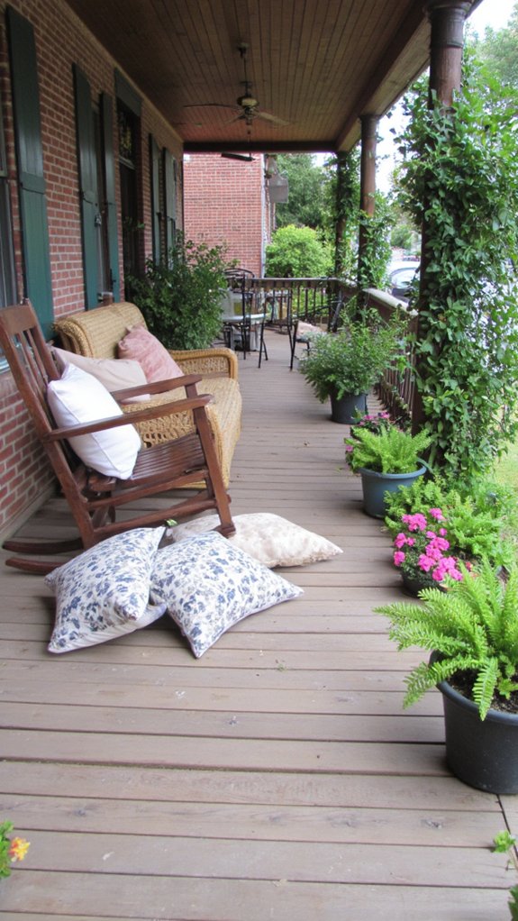 cozy stylish outdoor decor