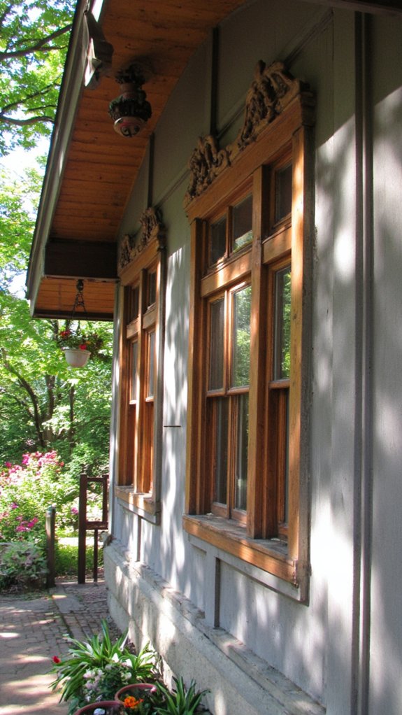 craftsmanship enhances cottage warmth