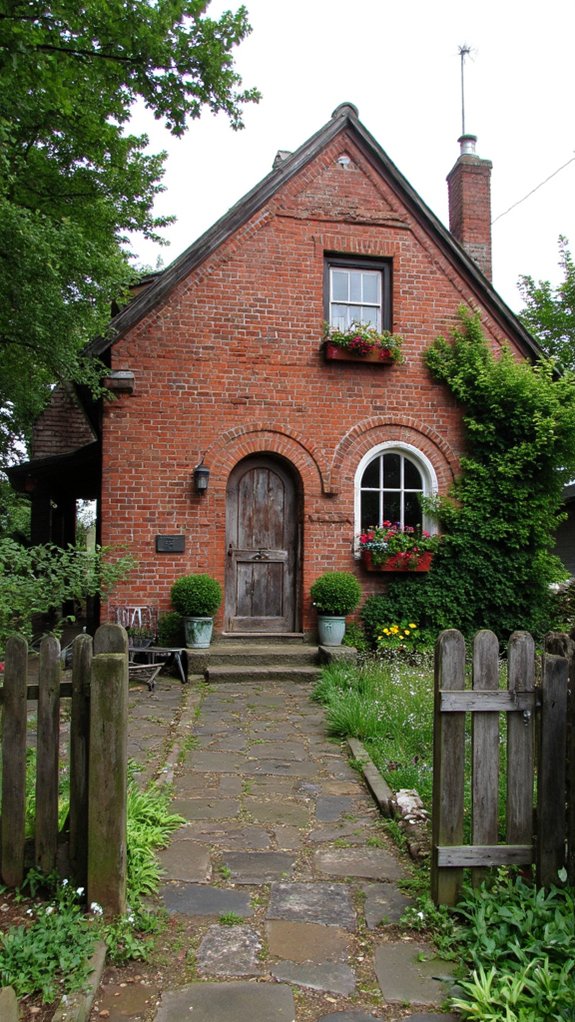 creative red brick individuality