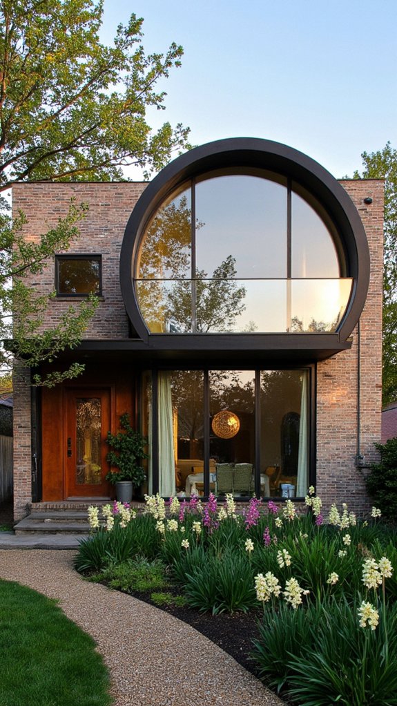 curved glass enhances aesthetics