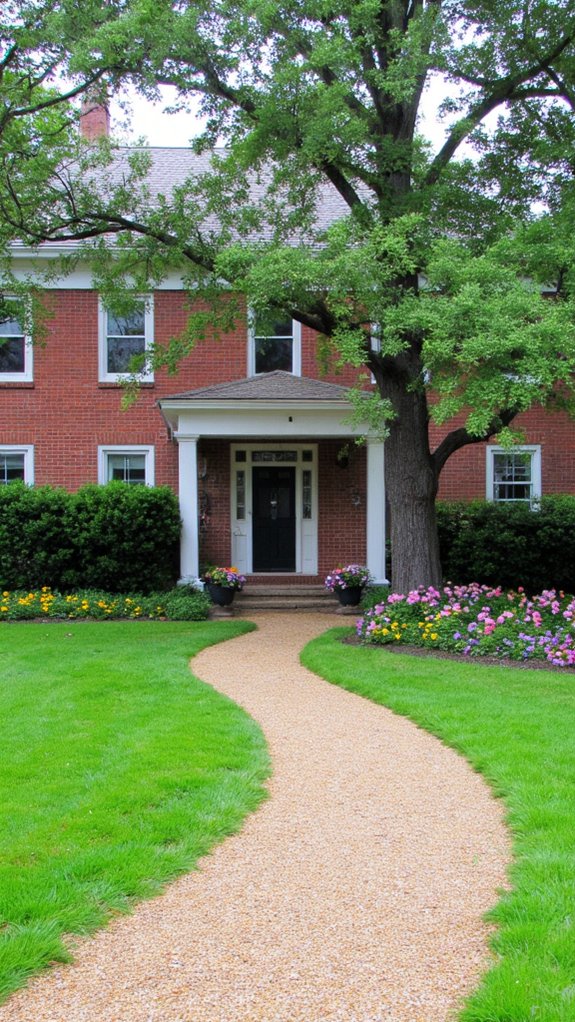 curved gravel path charm