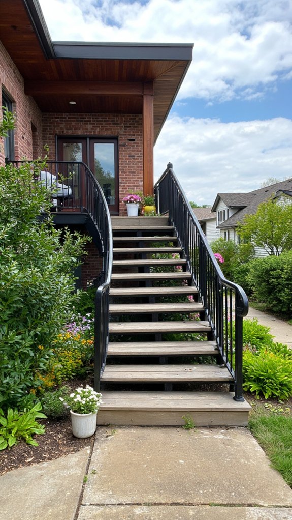 customizable adaptable outdoor stairs