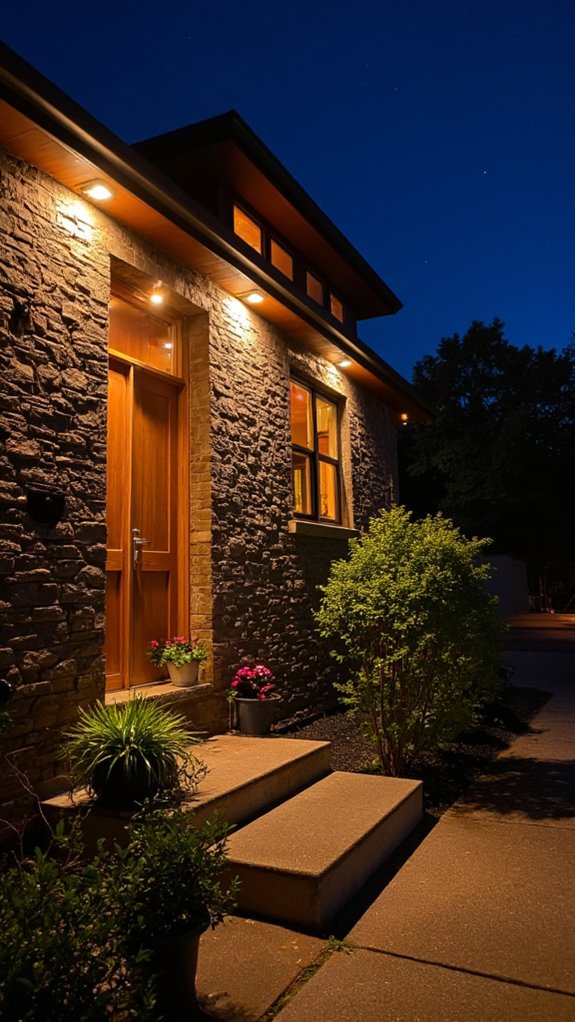 customizable exterior lighting accents