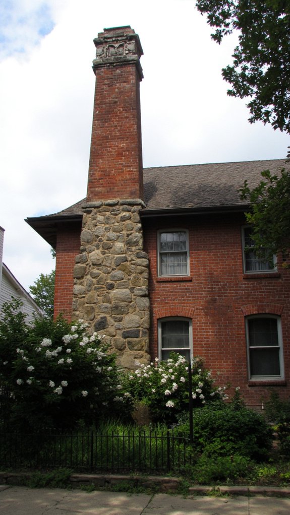 decorative chimney craftsmanship showcased