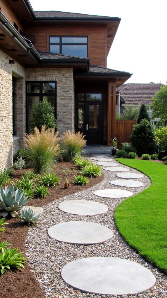 decorative gravel enhances gardens