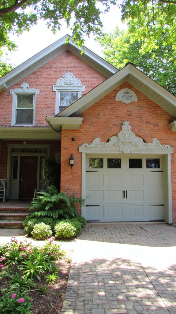 decorative trim enhances curb appeal