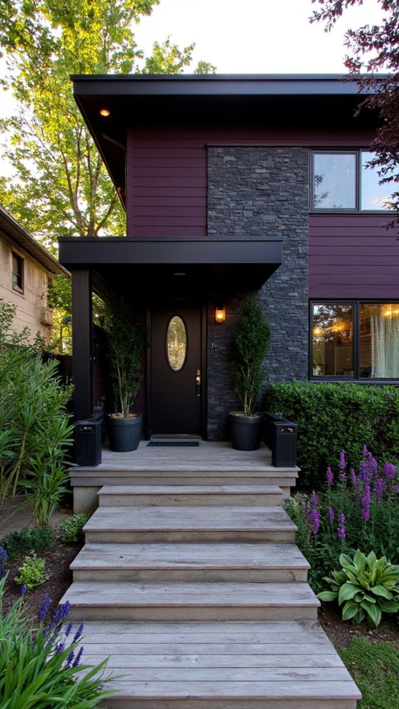 deep plum home sophistication