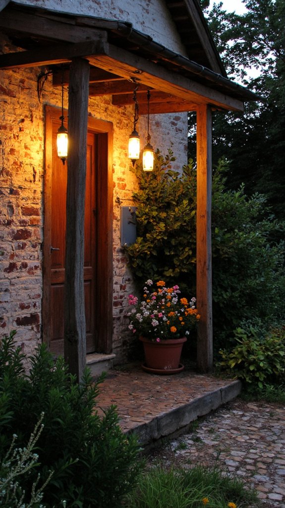 dramatic outdoor lighting effect