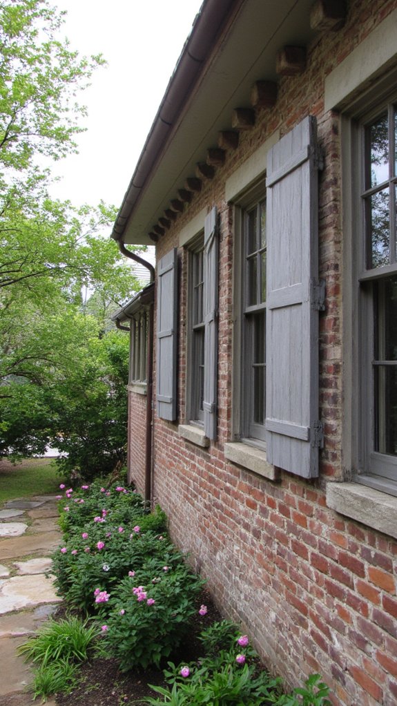 durable rustic aesthetic shutters