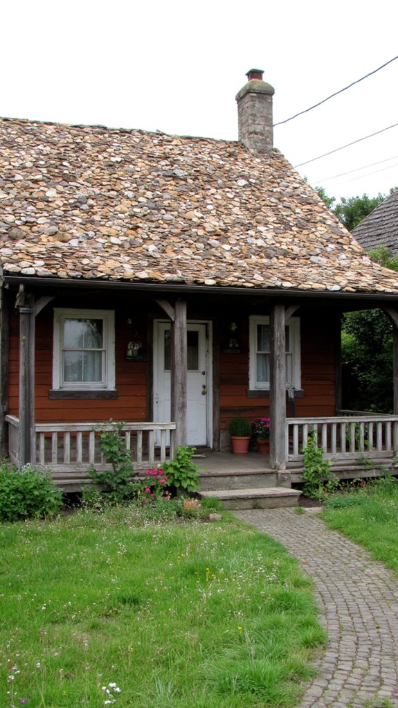 durable rustic stone roofs