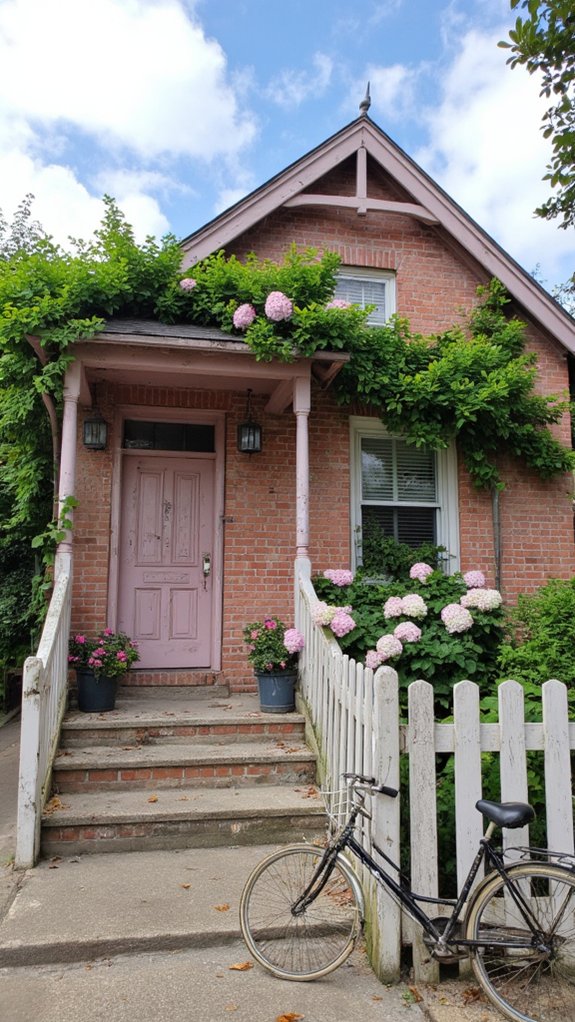 dusty rose cottage charm