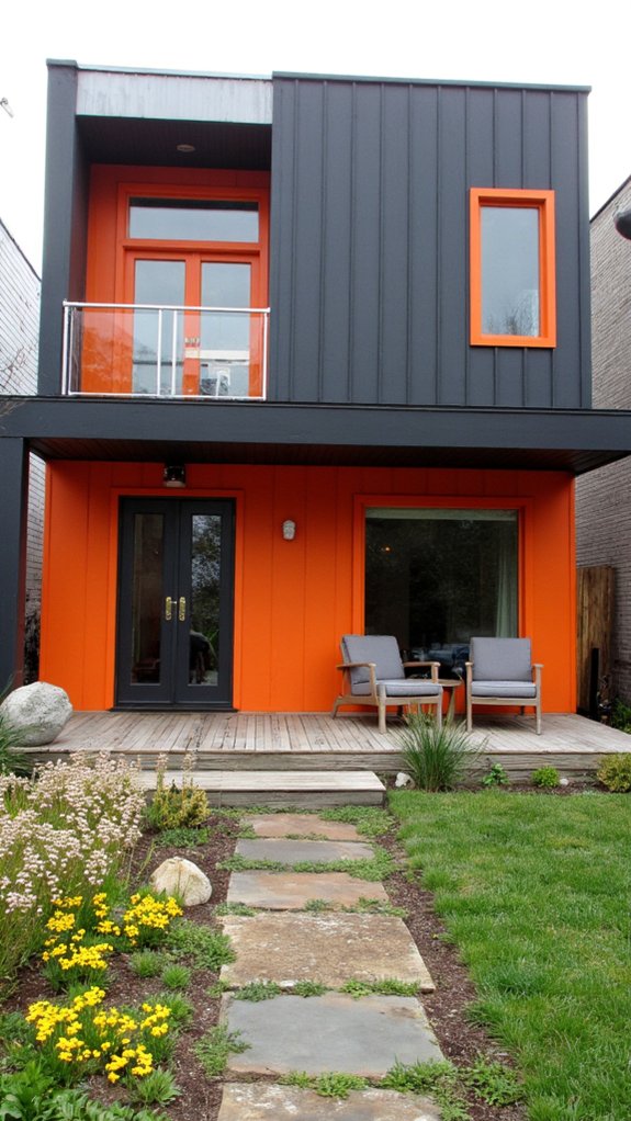 dynamic gray and orange