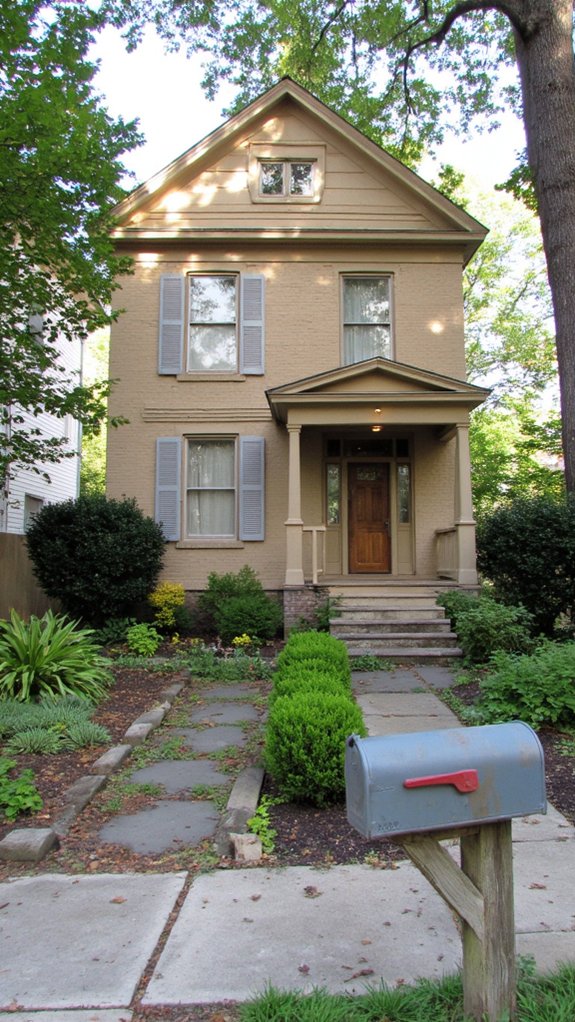 earthy beige exterior charm