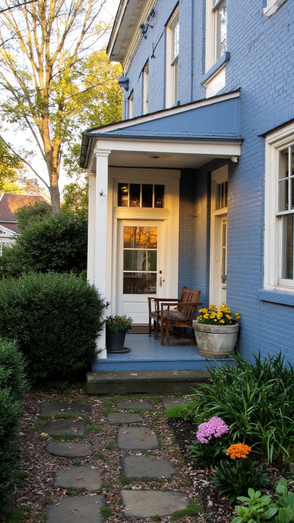 earthy denim warmth and tranquility