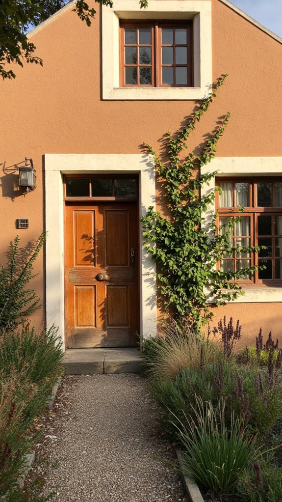 earthy tones cozy accents