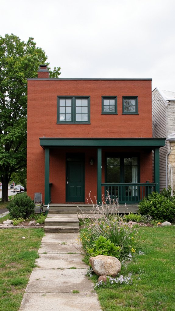 earthy tones enhance serenity