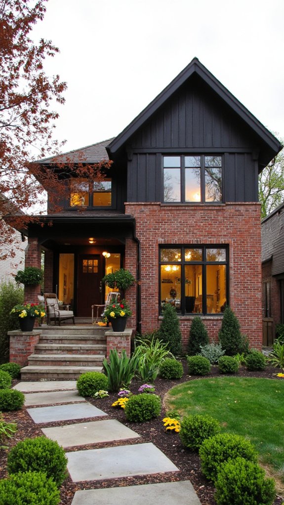 eclectic traditional contemporary landscaping