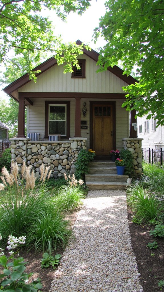 eco friendly rustic stone barriers
