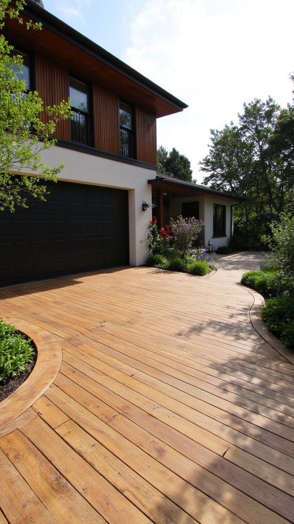 eco friendly wooden driveways