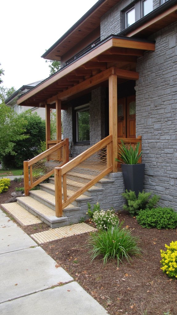 elegant and practical railings