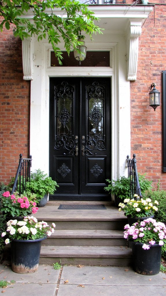 elegant and secure entrance