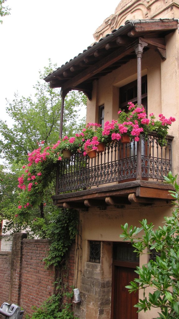 elegant arches and ironwork