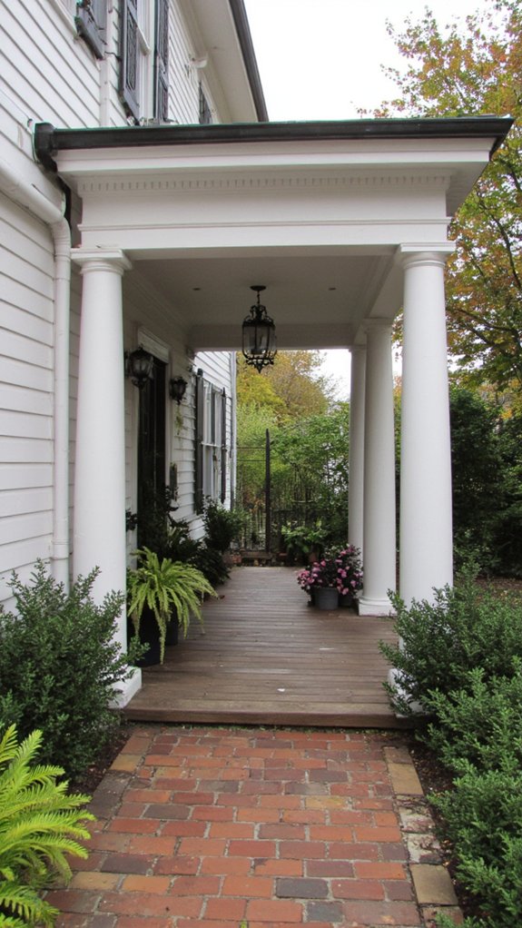 elegant architectural porch design